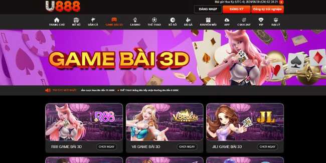 lucky club giới thiệu Tổng quan thông tin về Game Bài U888